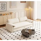 3-in-1 Schlafsofa mit Seitenstauraum, 66 Queen Ausziehsofa, Samt-Schlafsofa