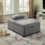 Modernes konvertierbares Tufting-Futonsofa aus Stoff
