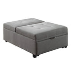Modernes konvertierbares Tufting-Futonsofa aus Stoff