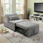 Modernes konvertierbares Tufting-Futonsofa aus Stoff