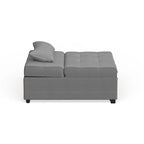 Modernes konvertierbares Tufting-Futonsofa aus Stoff