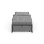 Modernes konvertierbares Tufting-Futonsofa aus Stoff