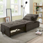 Modernes konvertierbares Tufting-Futonsofa aus Stoff