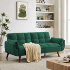 75.39 Schlafsofa, ausklappbares Schlafsofa mit Kissen, faltbares Zweiersofa für das Wohnzimmer
