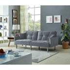 75,6 cm Samt Schlafsofa Futon Zweiersofa