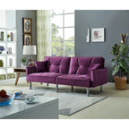 75,6 cm Samt Schlafsofa Futon Zweiersofa