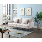 75,6 cm Samt Schlafsofa Futon Zweiersofa