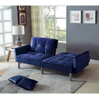 75,6 cm Samt Schlafsofa Futon Zweiersofa
