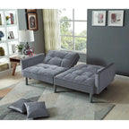 75,6 cm Samt Schlafsofa Futon Zweiersofa