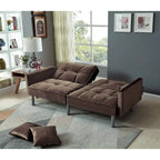 75,6 cm Samt Schlafsofa Futon Zweiersofa