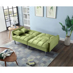 75,6 cm Samt Schlafsofa Futon Zweiersofa