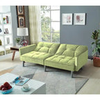 75,6 cm Samt Schlafsofa Futon Zweiersofa