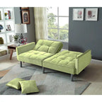 75,6 cm Samt Schlafsofa Futon Zweiersofa