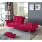 75,6 cm Samt Schlafsofa Futon Zweiersofa