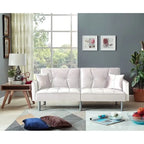 75,6 cm Samt Schlafsofa Futon Zweiersofa