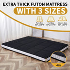 Roll-Up-Boden-Futon im japanischen Stil mit Aufbewahrungstasche