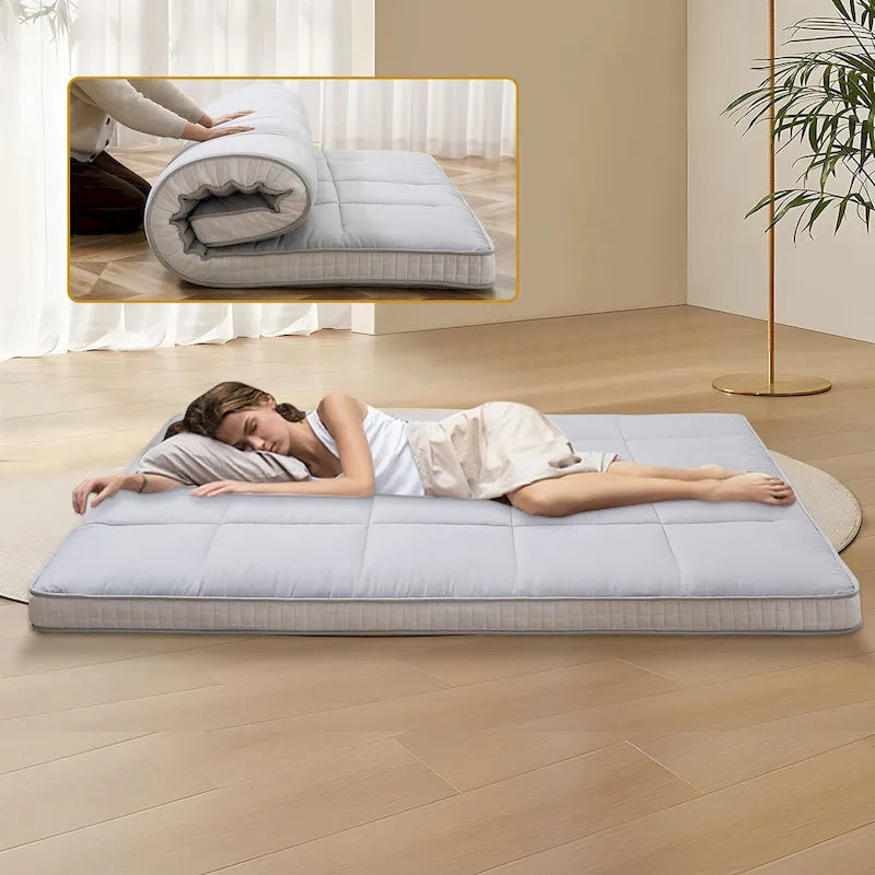 Roll Up Floor Japanese Mattress Futon with storage bag