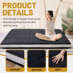 Roll-Up-Boden-Futon im japanischen Stil mit Aufbewahrungstasche