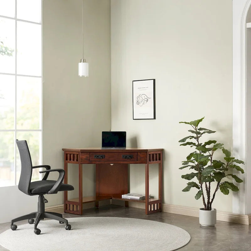 Mission Corner Writing Desk