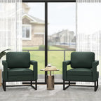 Moderner Akzentsessel mit Armlehnen, Loungesessel im Mid-Century-Stil für das Wohnzimmer, gepolstert