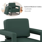 Moderner Akzentsessel mit Armlehnen, Loungesessel im Mid-Century-Stil für das Wohnzimmer, gepolstert