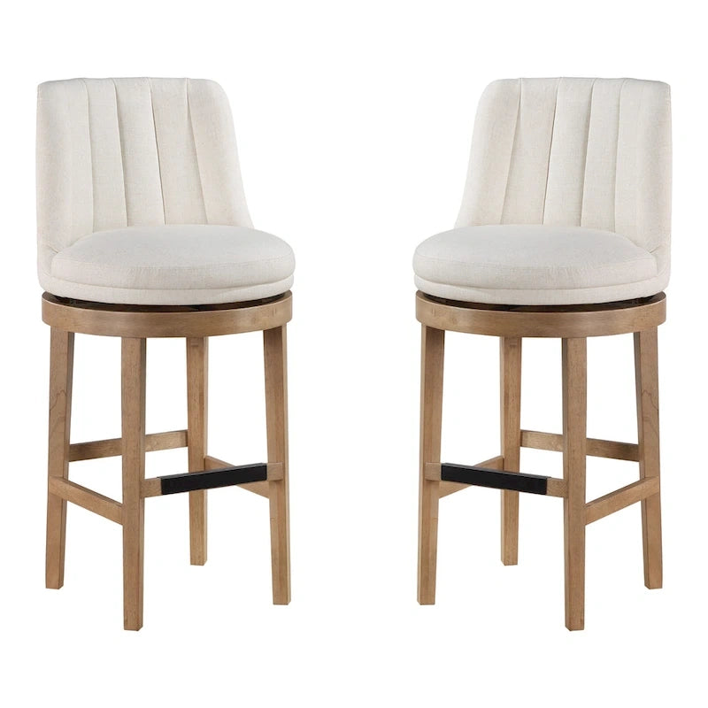 2-Pack Swivel Barstool