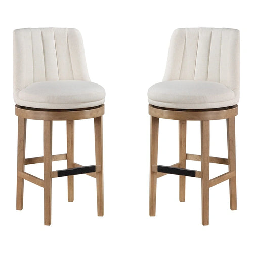 2er-Pack drehbarer Barhocker
