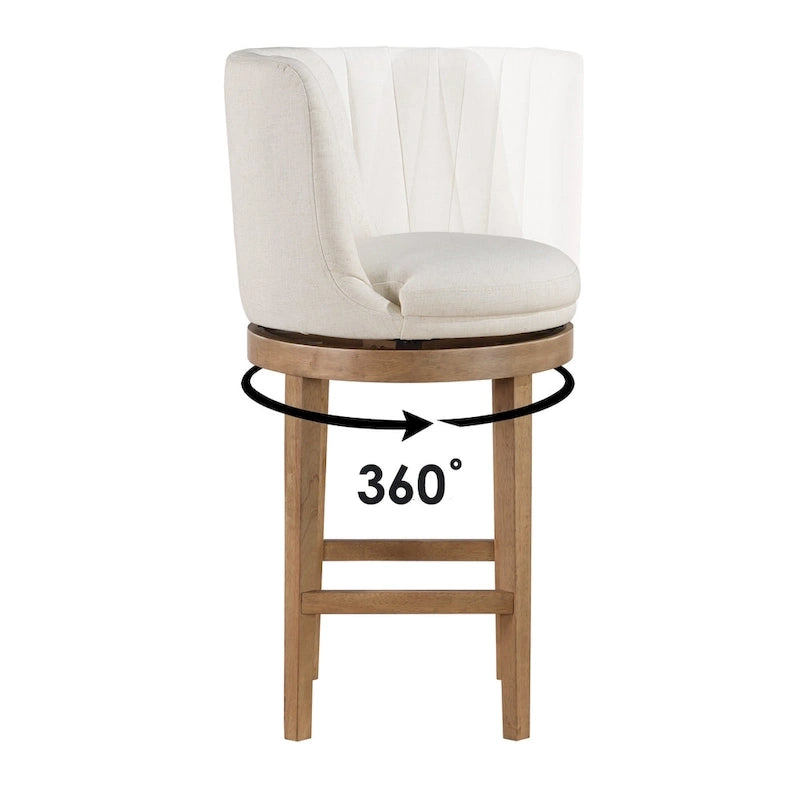 2-Pack Swivel Barstool
