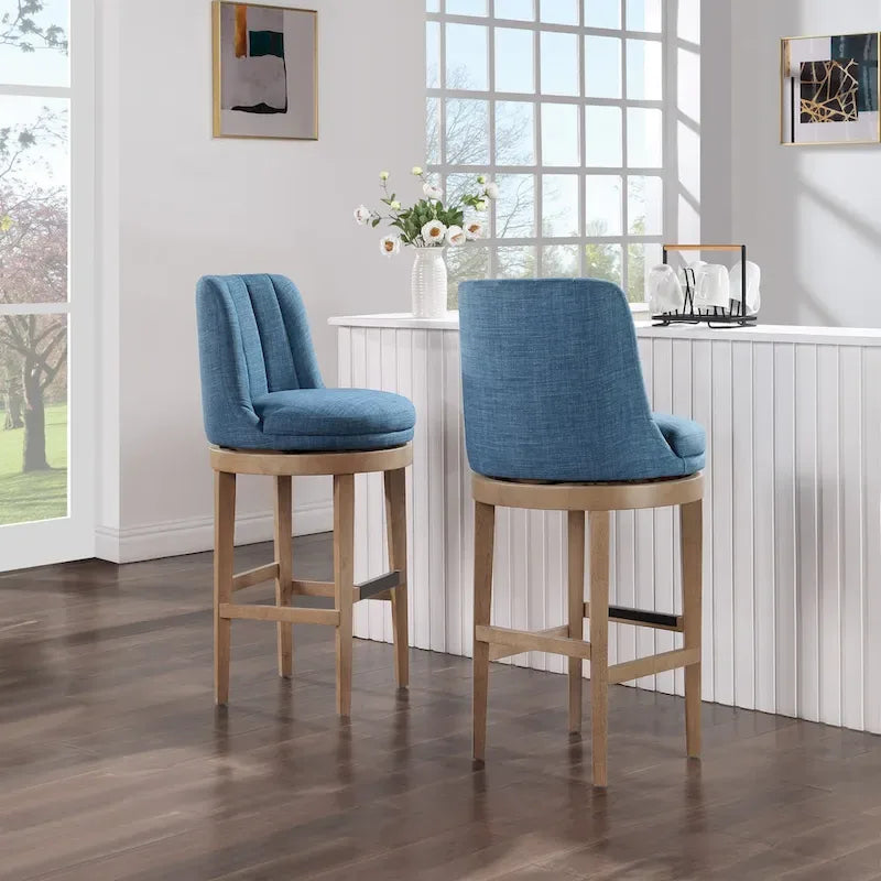 2-Pack Swivel Barstool