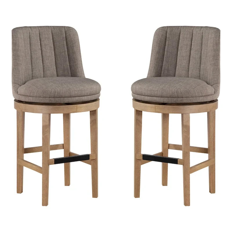 2-Pack Swivel Barstool