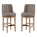 2er-Pack drehbarer Barhocker
