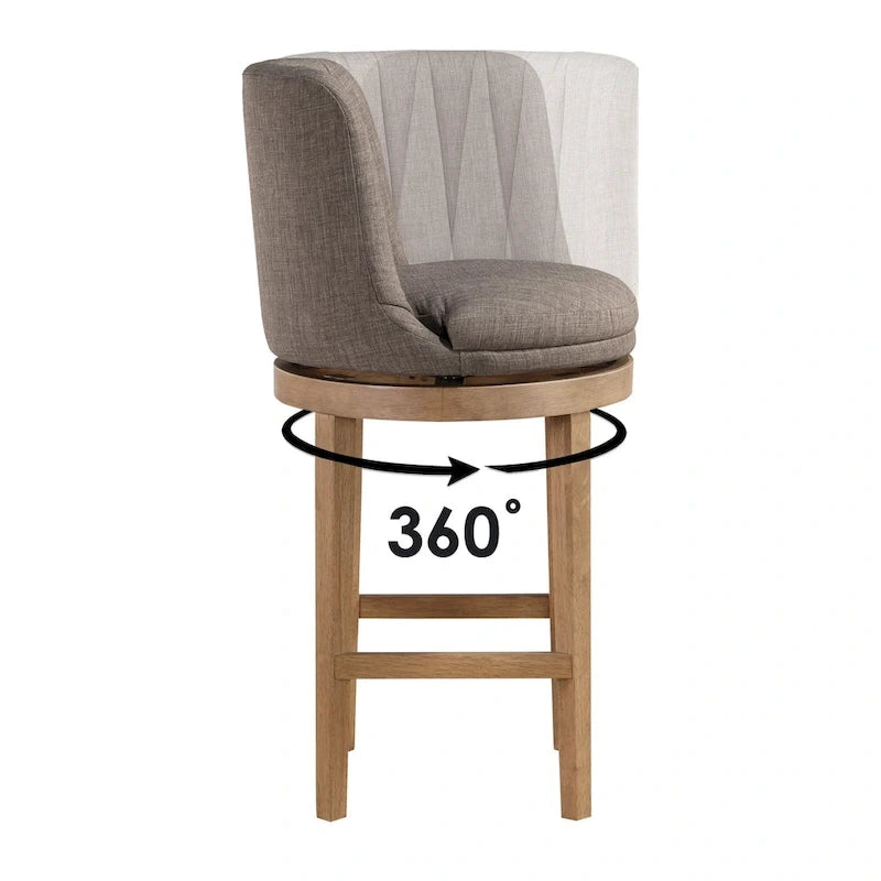 2-Pack Swivel Barstool