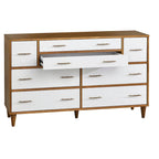 8-Schubladen-Kommode im Mid-Century Modern Stil
