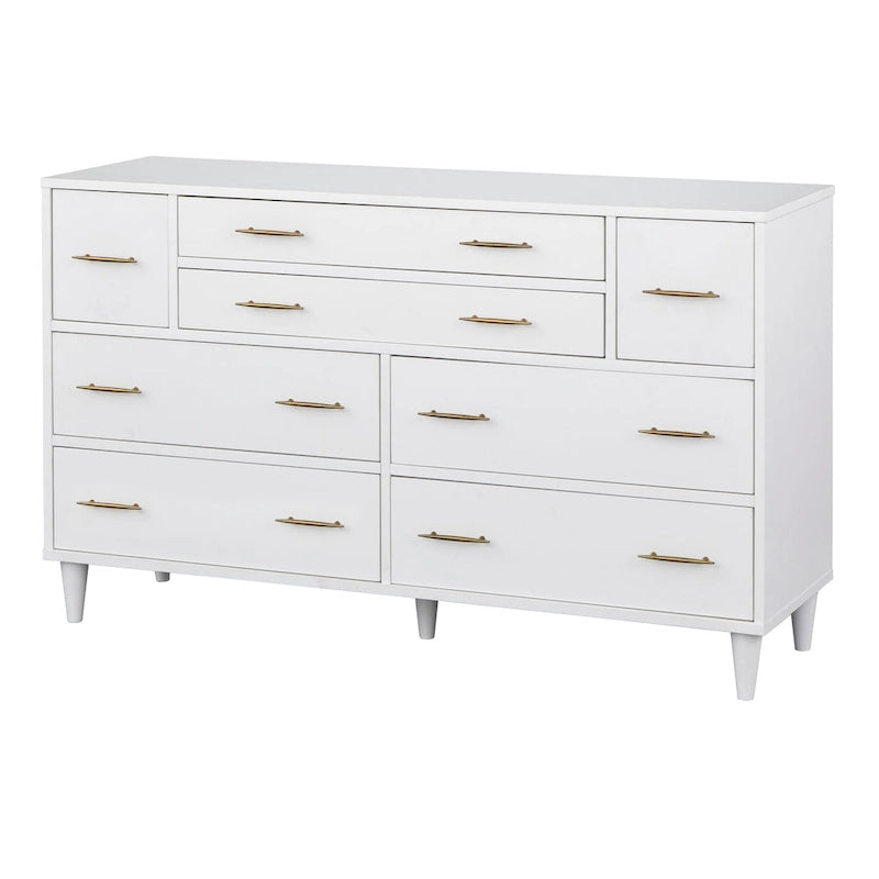 8-Drawer Mid-Century Modern Dresser