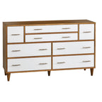 8-Schubladen-Kommode im Mid-Century Modern Stil