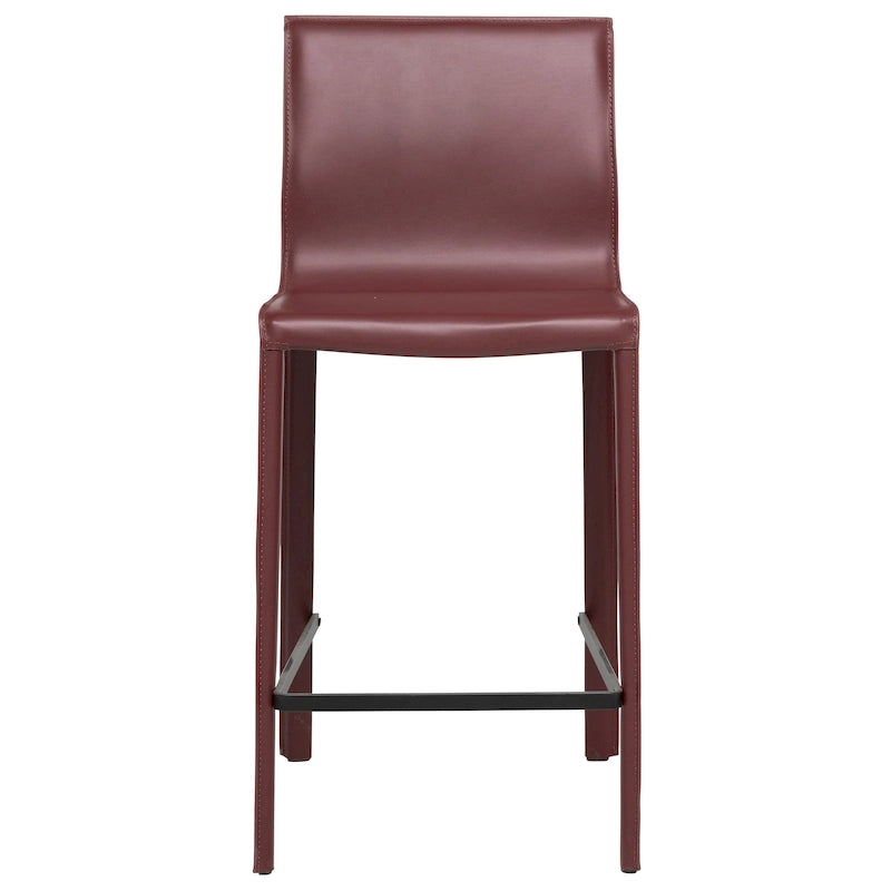 STAN Modern Leather Counter Stool