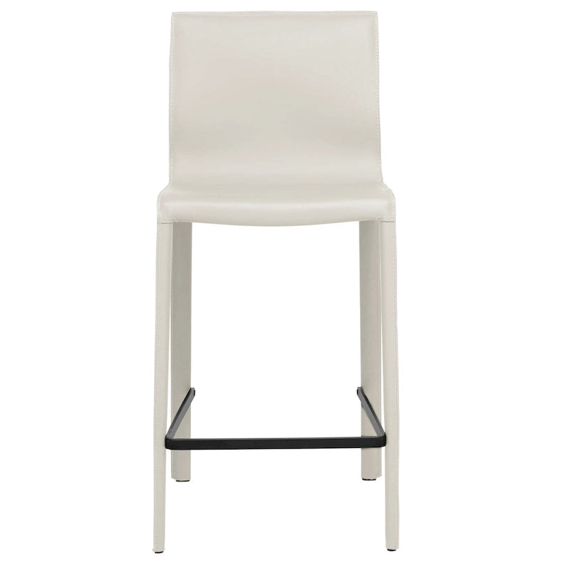 STAN Modern Leather Counter Stool