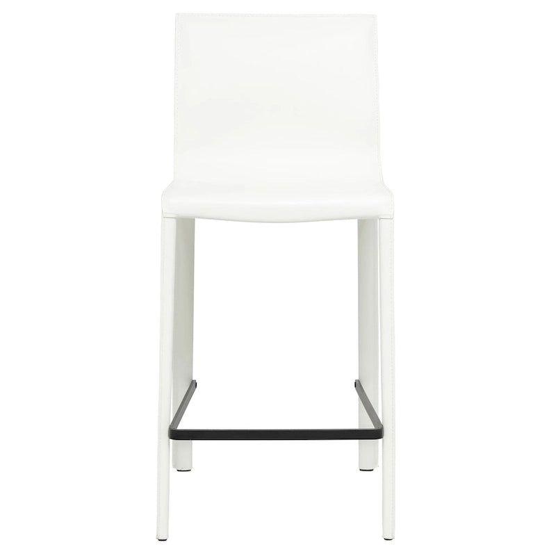 STAN Modern Leather Counter Stool