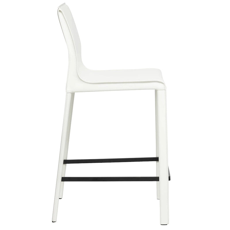 STAN Modern Leather Counter Stool