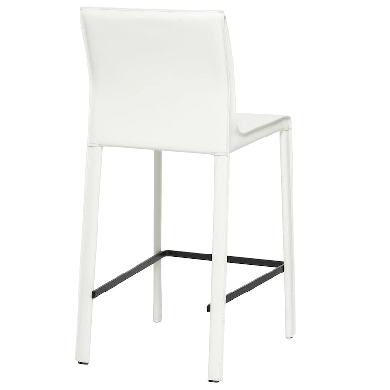 STAN Modern Leather Counter Stool