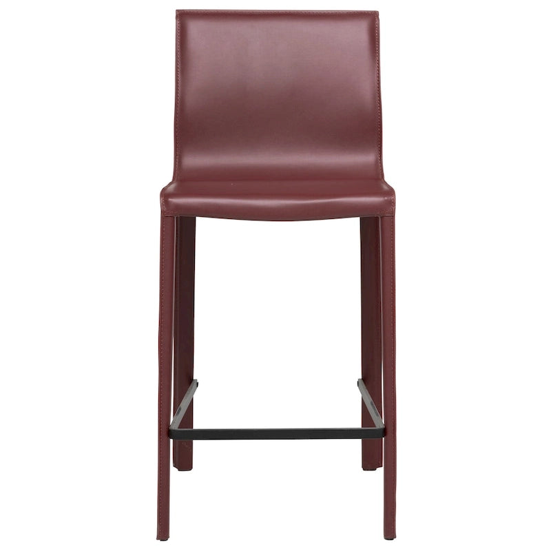 STAN Modern Leather Counter Stool