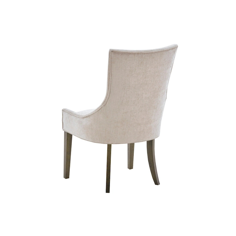 Ultra Upholstered Dining Side Chairs With Wood Legs