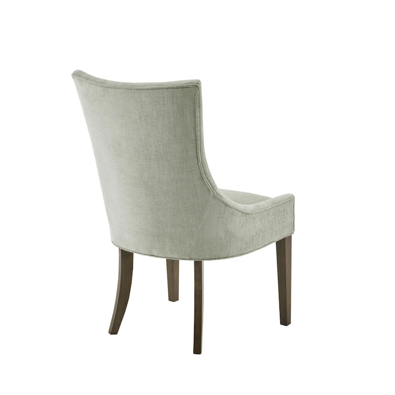Ultra Upholstered Dining Side Chairs With Wood Legs