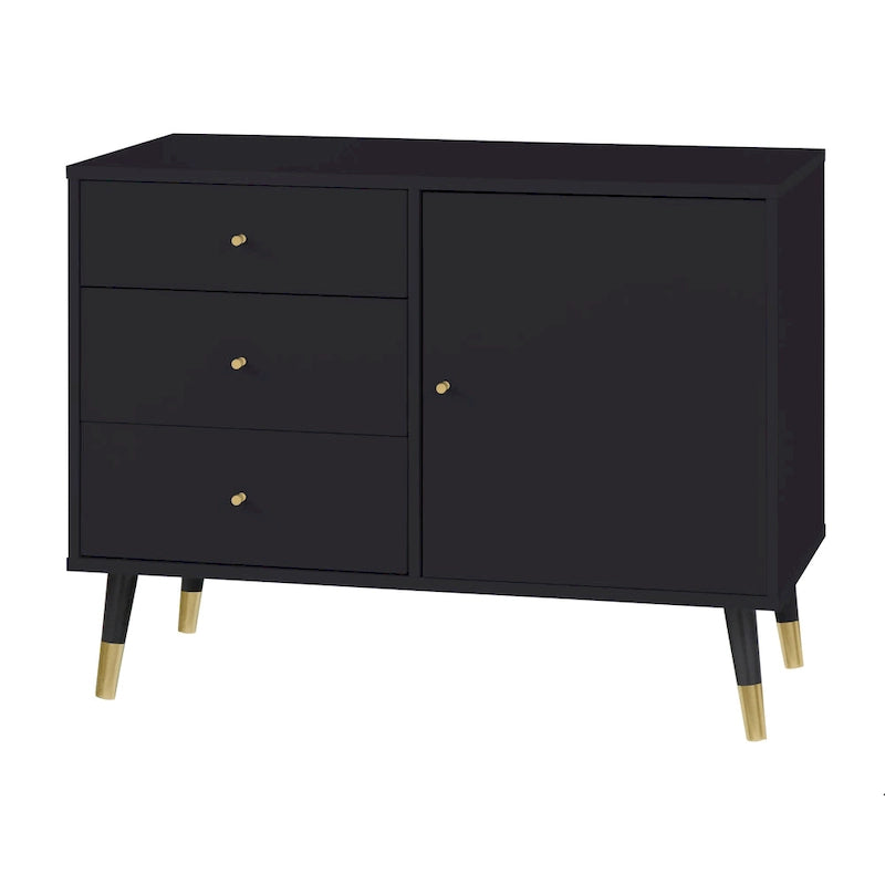 Horsens 3-Drawer Mid-Century Modern Buffet/Sideboard