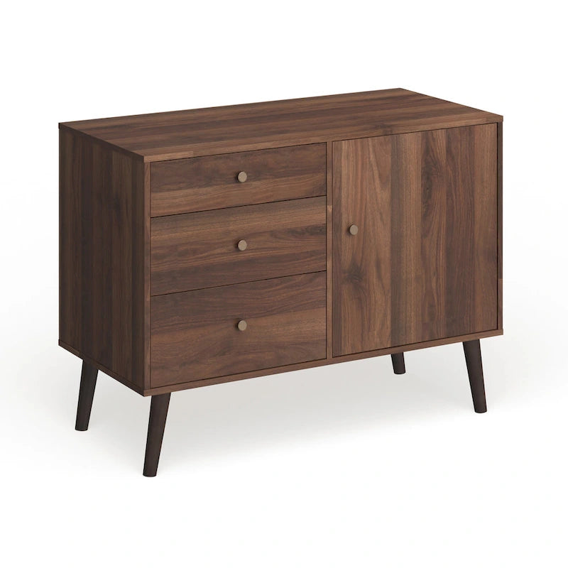 Horsens 3-Drawer Mid-Century Modern Buffet/Sideboard