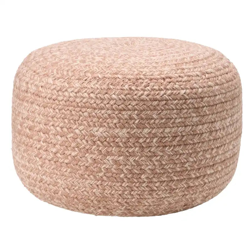 Round Indoor/Outdoor Polyester Pouf Ottoman/Foot Stool - 18X18X12