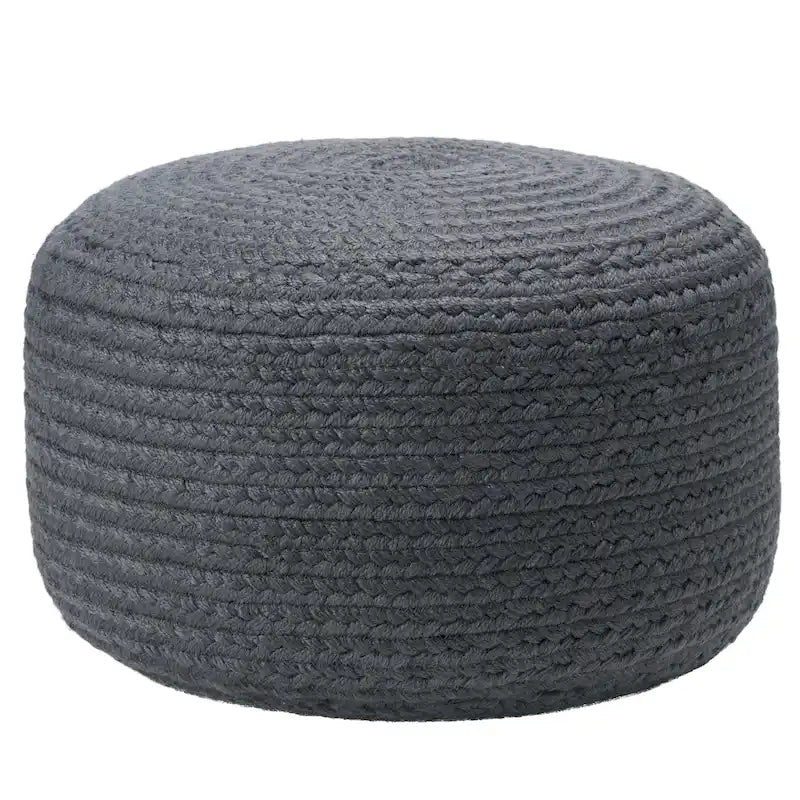 Round Indoor/Outdoor Polyester Pouf Ottoman/Foot Stool - 18X18X12