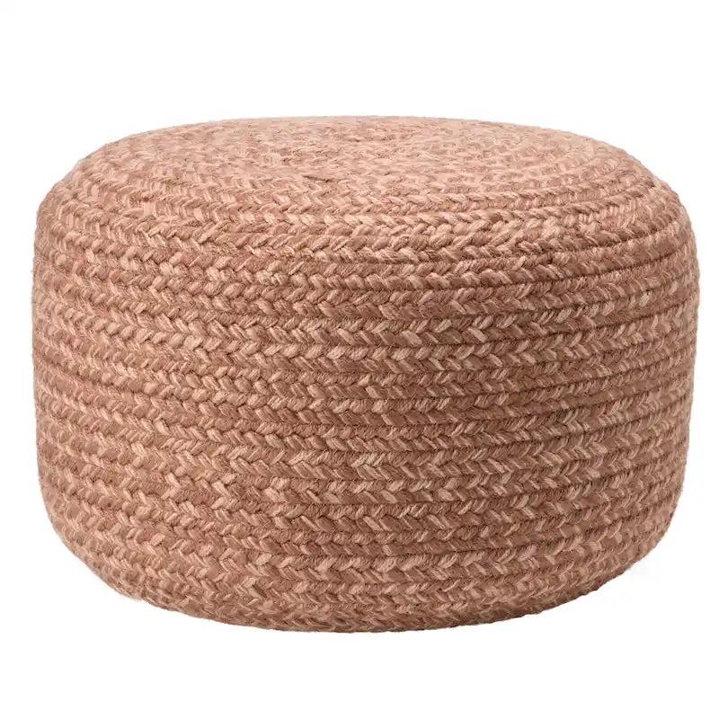 Round Indoor/Outdoor Polyester Pouf Ottoman/Foot Stool - 18X18X12