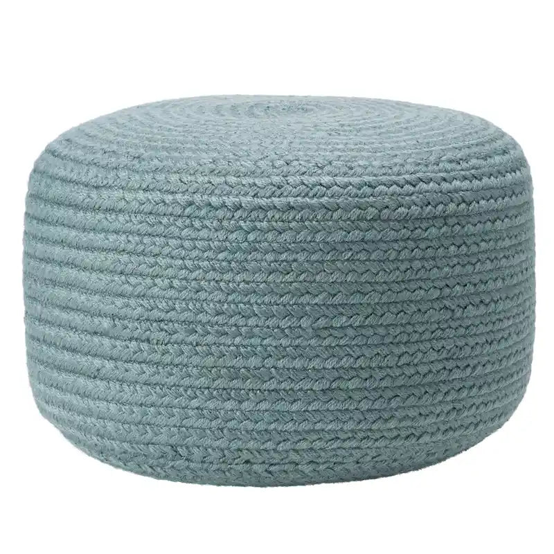 Round Indoor/Outdoor Polyester Pouf Ottoman/Foot Stool - 18X18X12