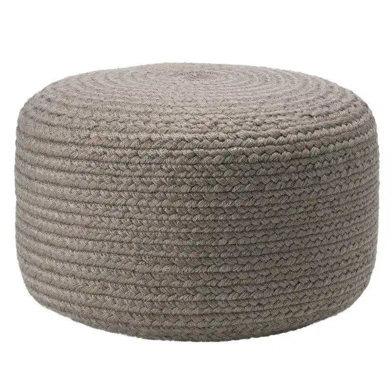Round Indoor/Outdoor Polyester Pouf Ottoman/Foot Stool - 18X18X12